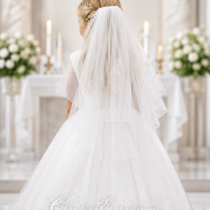 First Communion Virgin Mary Veil