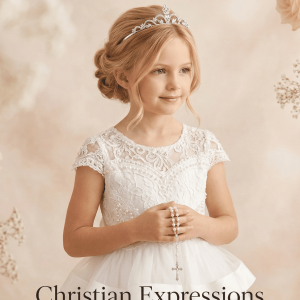 Irish Claddagh Trinity Knot First Communion Tiara