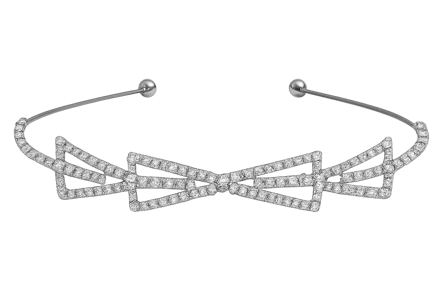 Rhinestone Ribbon First Communion Hairband - Image 2