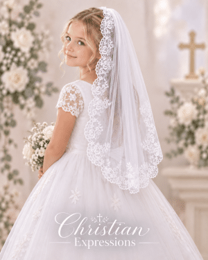 First Communion Lace Veil
